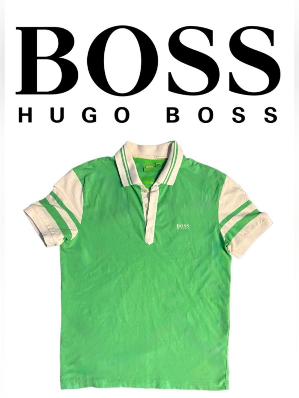 💚💚 Hugo Boss Bright Green Polo 💚💚